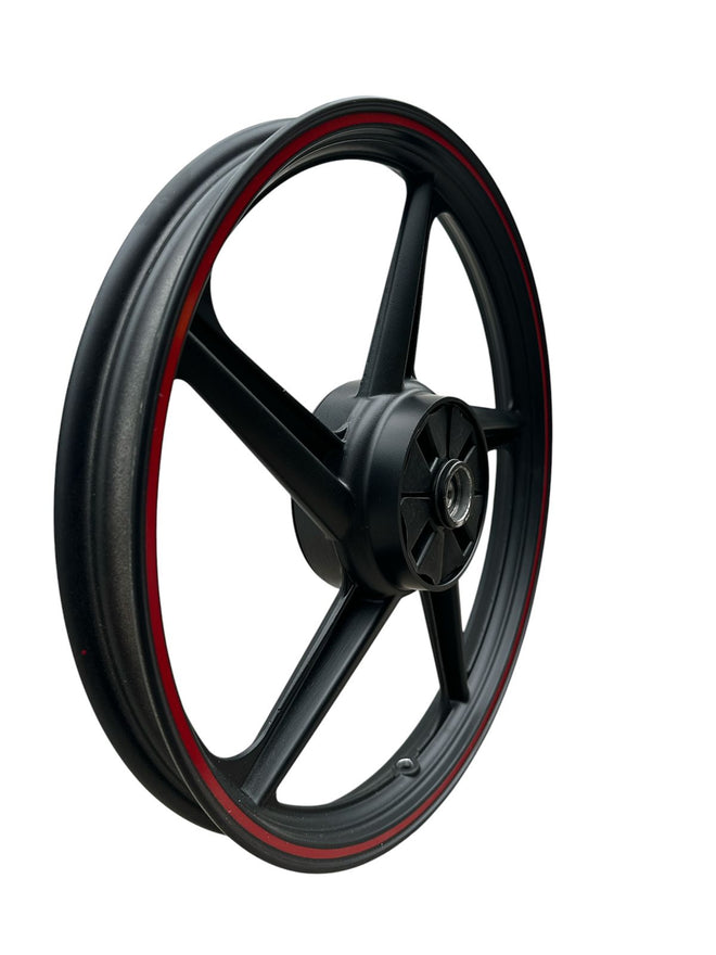 ARO POSTERIOR NEGRO ROJO BRABUS