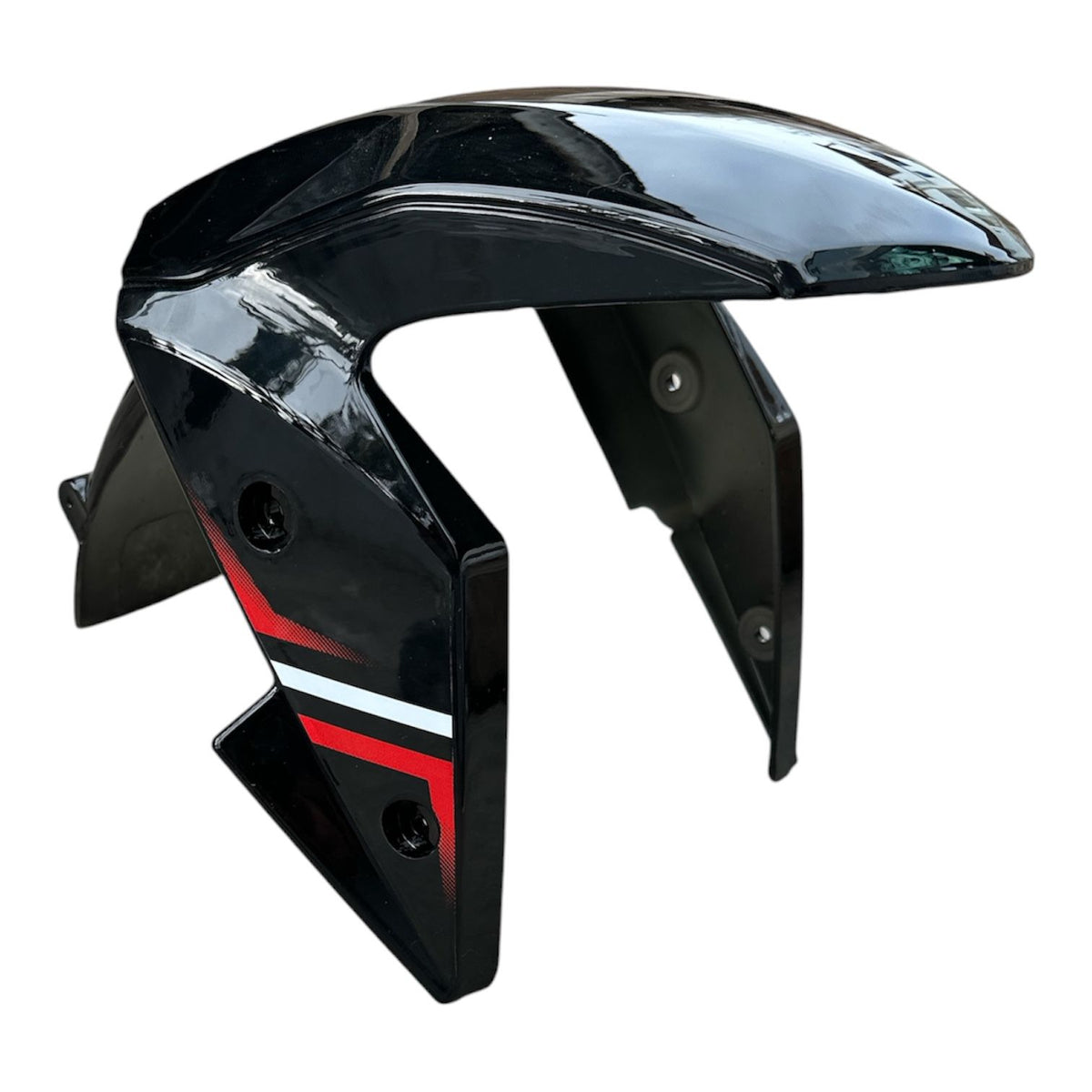 GUARDAFANGO DELANTERO ROJO NEGRO R1