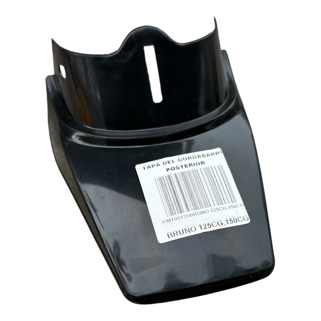 TAPA DECORATIVA DE GUARDAFANGO POSTERIOR NEGRO CG